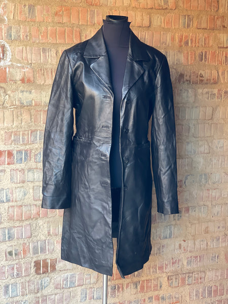 Genuine Leather Coat (S)
