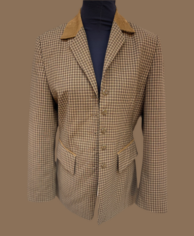 Checkered Tan Blazer (32)