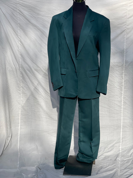 Green Unisex Suit (Women’s 34) (Jacket can be cropped at your request)