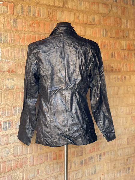 Genuine Leather Blazer (XS)