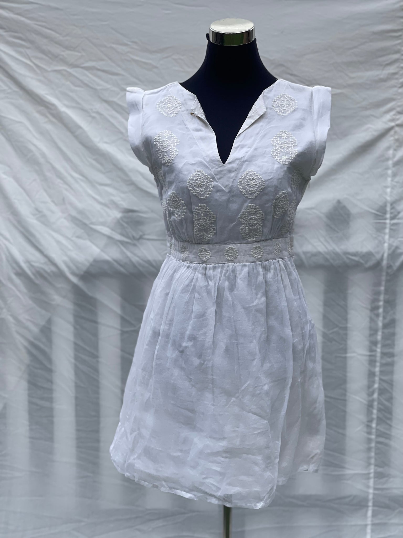 Cotton Embroidered Dress (S)