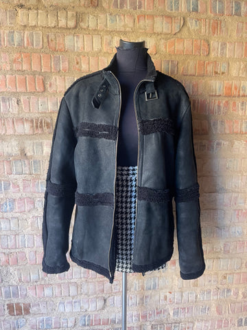 Versace Vintage Genuine Leather Jacket (XL)