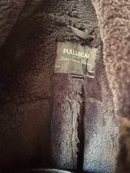 Pull & Bear Faux Suede Jacket (L/36)