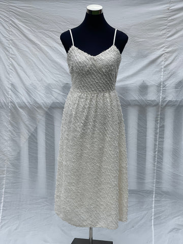 Cream Ruffle Dress (S)