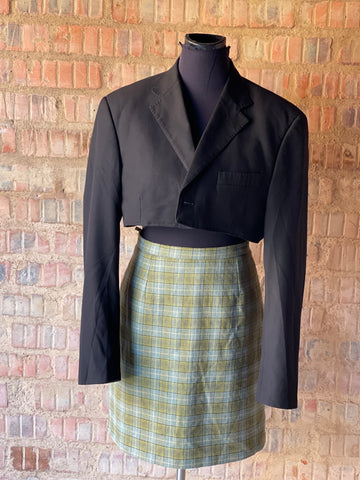 Minty Checkered Skirt (34)