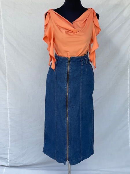 Denim Vintage Pant-Skirt (30)