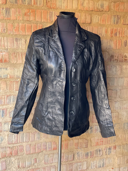 Genuine Leather Blazer (XS)