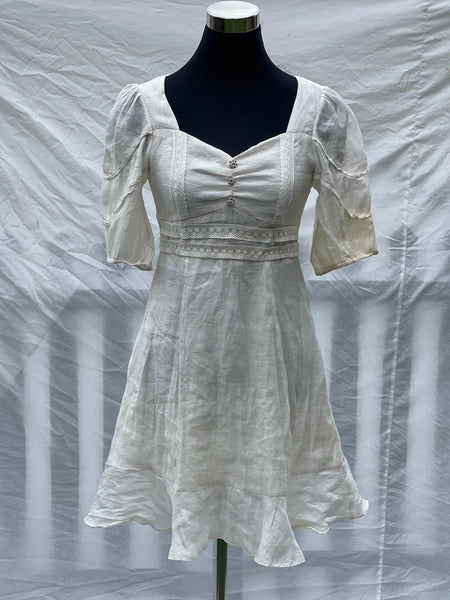 Cream Mini Dress (XS)