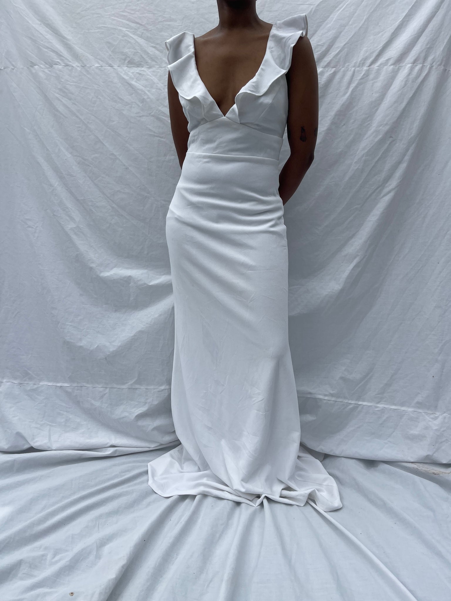 White Occasion Dress (S)