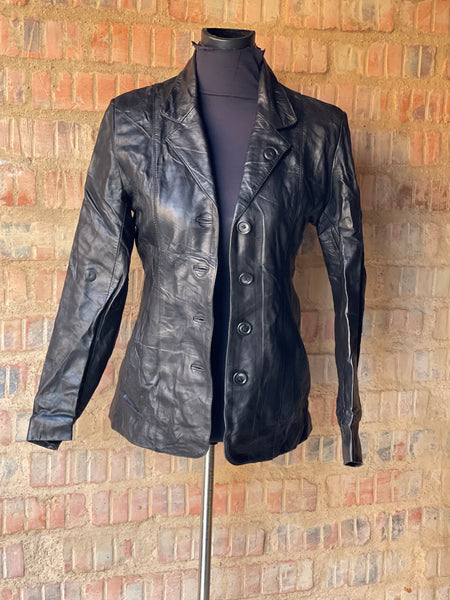 Genuine Leather Blazer (XS)