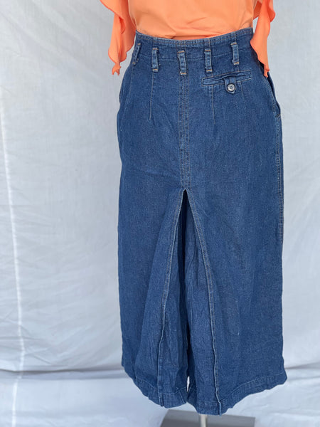 Denim Vintage Pant-Skirt (30)