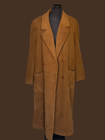 Camel DB Maxi Coat (40)