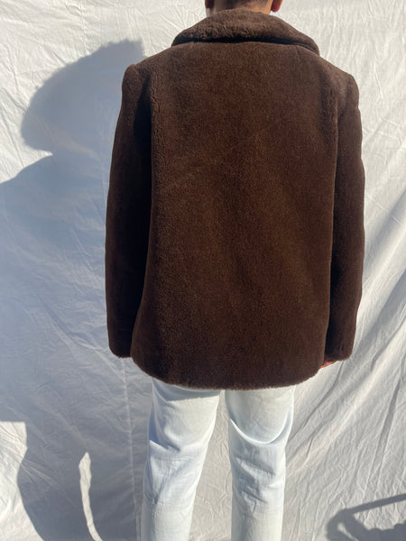 Genuine Lama Fur Jacket (S)