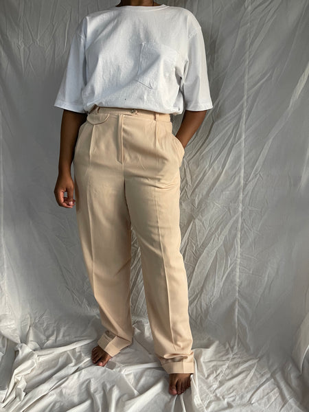 High Waisted Pleated Pants (32)