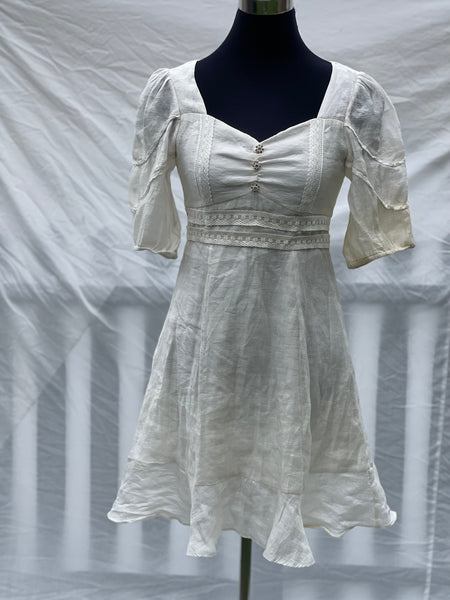 Cream Mini Dress (XS)