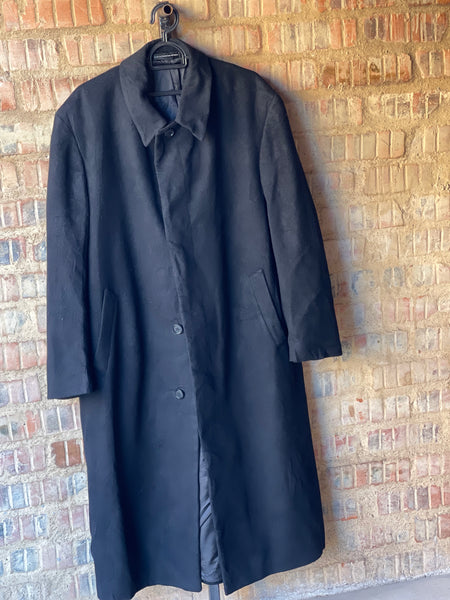 Black Ralph Lauren Men’s Coat (No size specified, please see measurements) (Women’s 42/ 3XL)