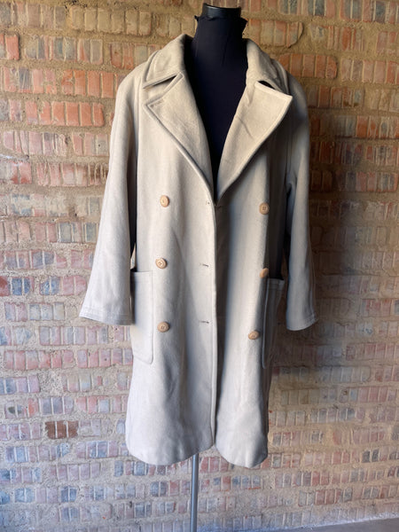 Cashmere & Wool Blend DB Coat (L)