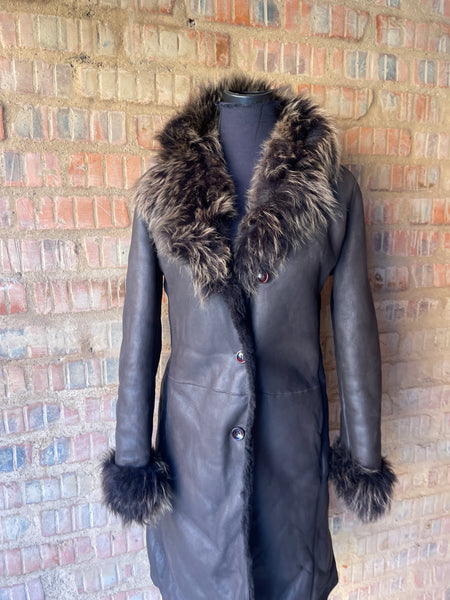 Dark Brown Genuine Leather Coat (30)