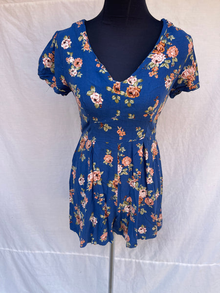 Blue Floral Romper (30)