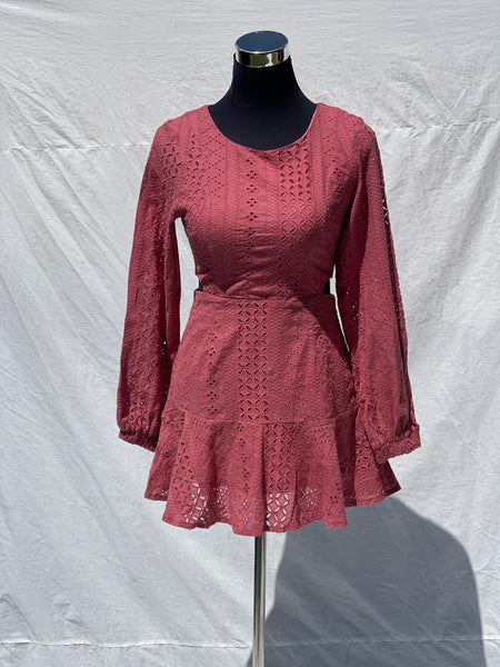 Embroidered Mini Dress (28-30)
