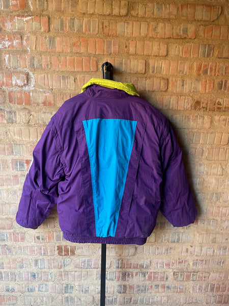 Retro Reversible Puffer Jacket (Marked as Men’s Large)