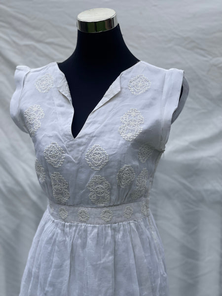 Cotton Embroidered Dress (S)