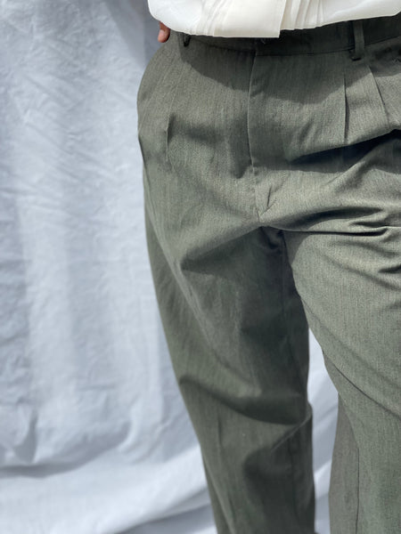Pure Wool Olive Unisex Pants (Women’s 34)