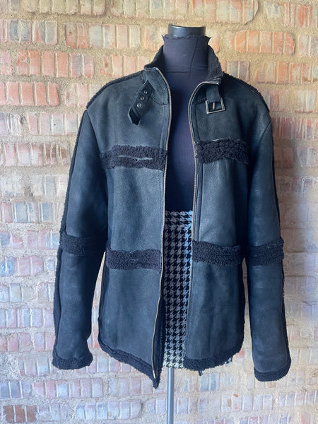 Versace Vintage Genuine Leather Jacket (XL)