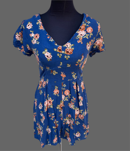 Blue Floral Romper (30)