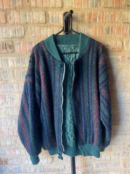 Men’s Retro Insulated Knit Jacket (Listed size 52)