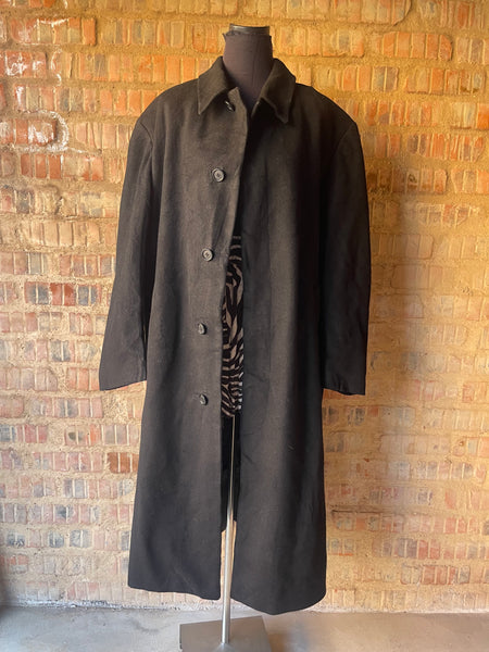 Black Ralph Lauren Men’s Coat (No size specified, please see measurements) (Women’s 42/ 3XL)