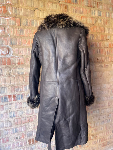 Dark Brown Genuine Leather Coat (30)