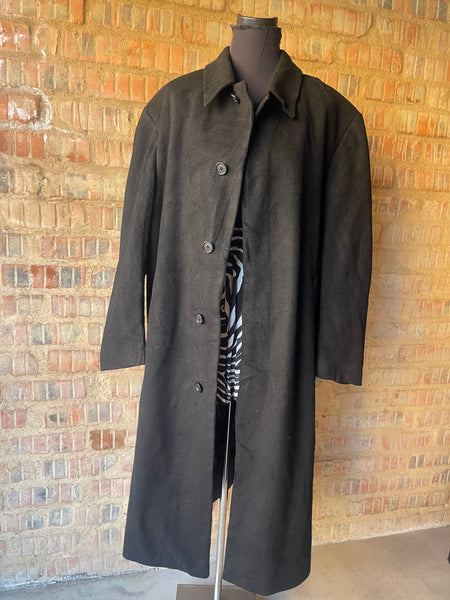 Black Ralph Lauren Men’s Coat (No size specified, please see measurements) (Women’s 42/ 3XL)