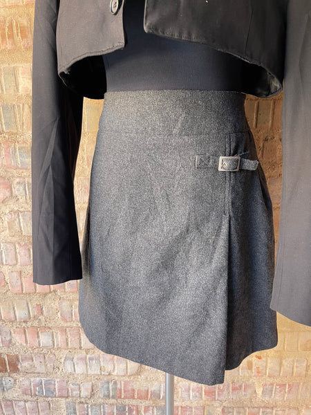 Grey Mini Skirt (34)