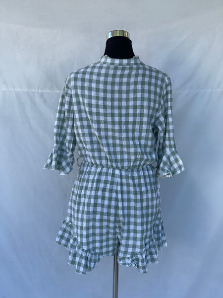 Checkered Jumpsuit (L)