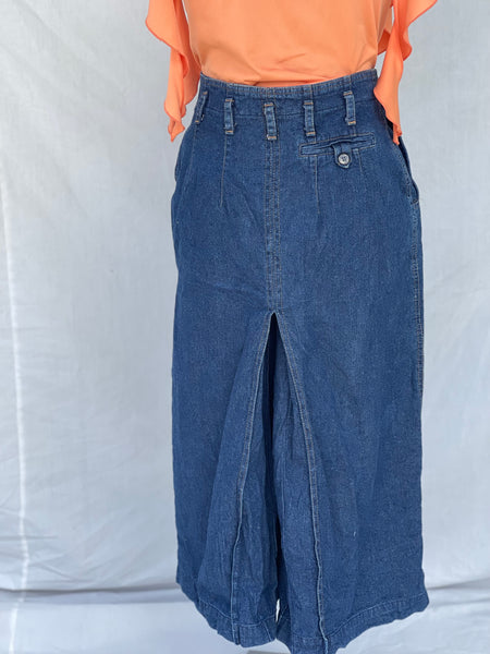 Denim Vintage Pant-Skirt (30)