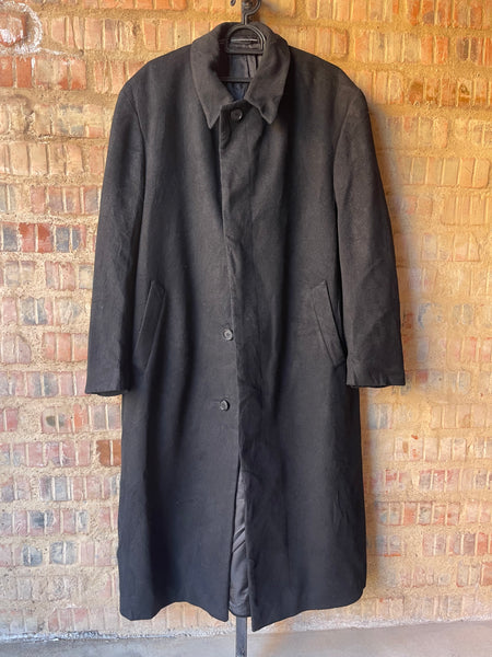 Black Ralph Lauren Men’s Coat (No size specified, please see measurements) (Women’s 42/ 3XL)