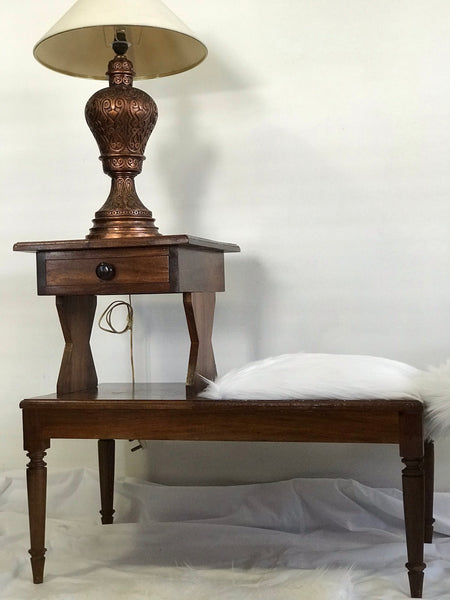 Antique Lamp with Brass/Copper Base